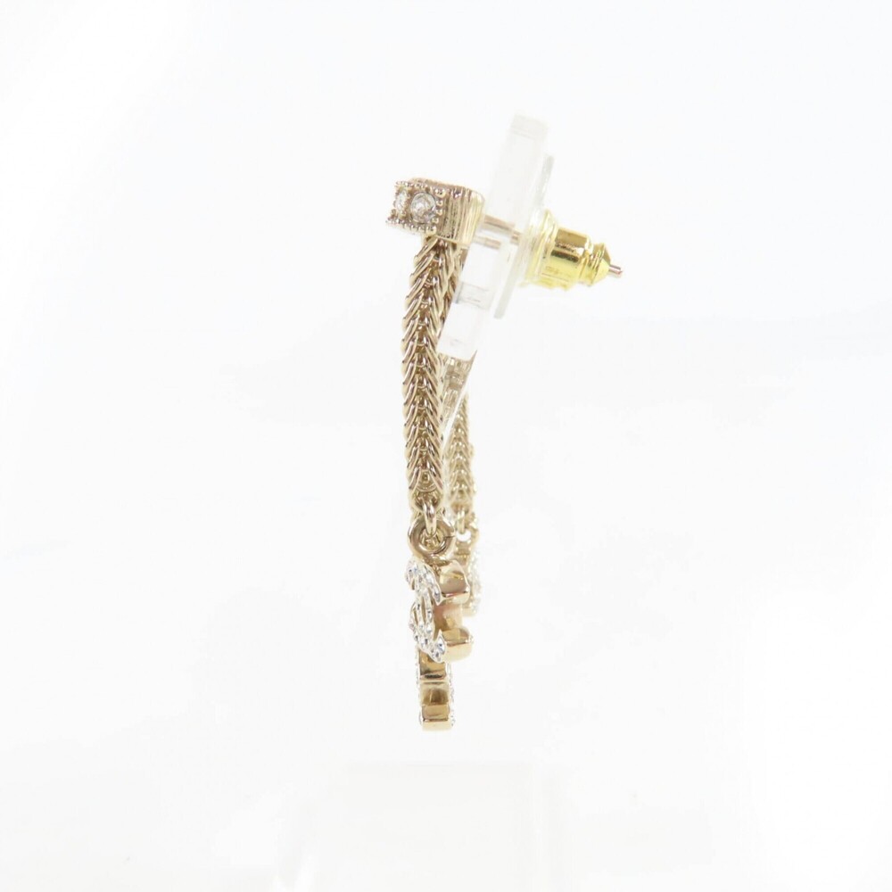 CHANEL Gold Logo Earrings - Picture 3 of 8